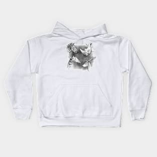 Sketchuy Animal Drawing Kids Hoodie